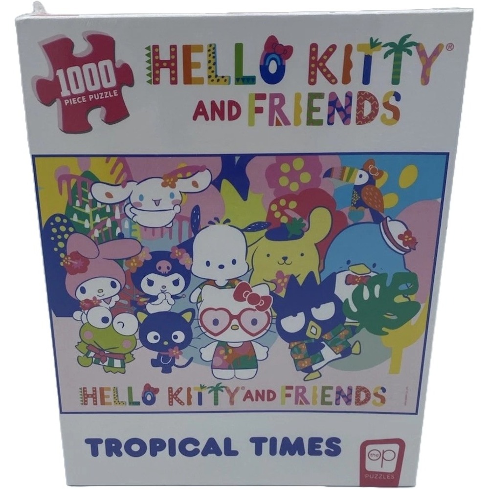 Hello Kitty Tropical Times 1000 Piece Jigsaw Puzzle Sanrio New